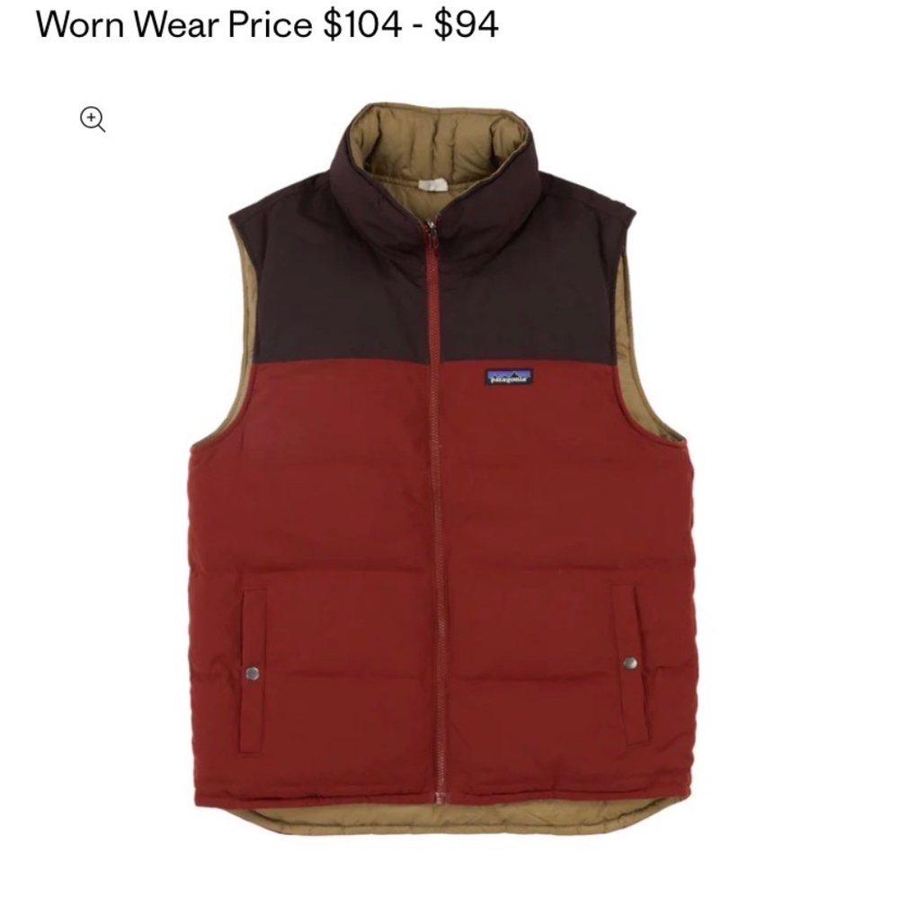 Patagonia Reversible Bivy Down Vest